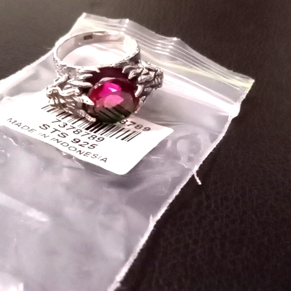🐲BALI LEGACY WATERMELON QUARTZ DRAGON RING🐲 - Picture 8 of 13